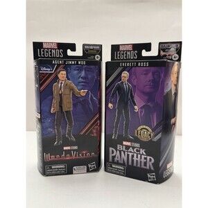 Marvel Legends Agent Jimmy Woo Wanda Vision Black Panther Everett Ross Khonshu